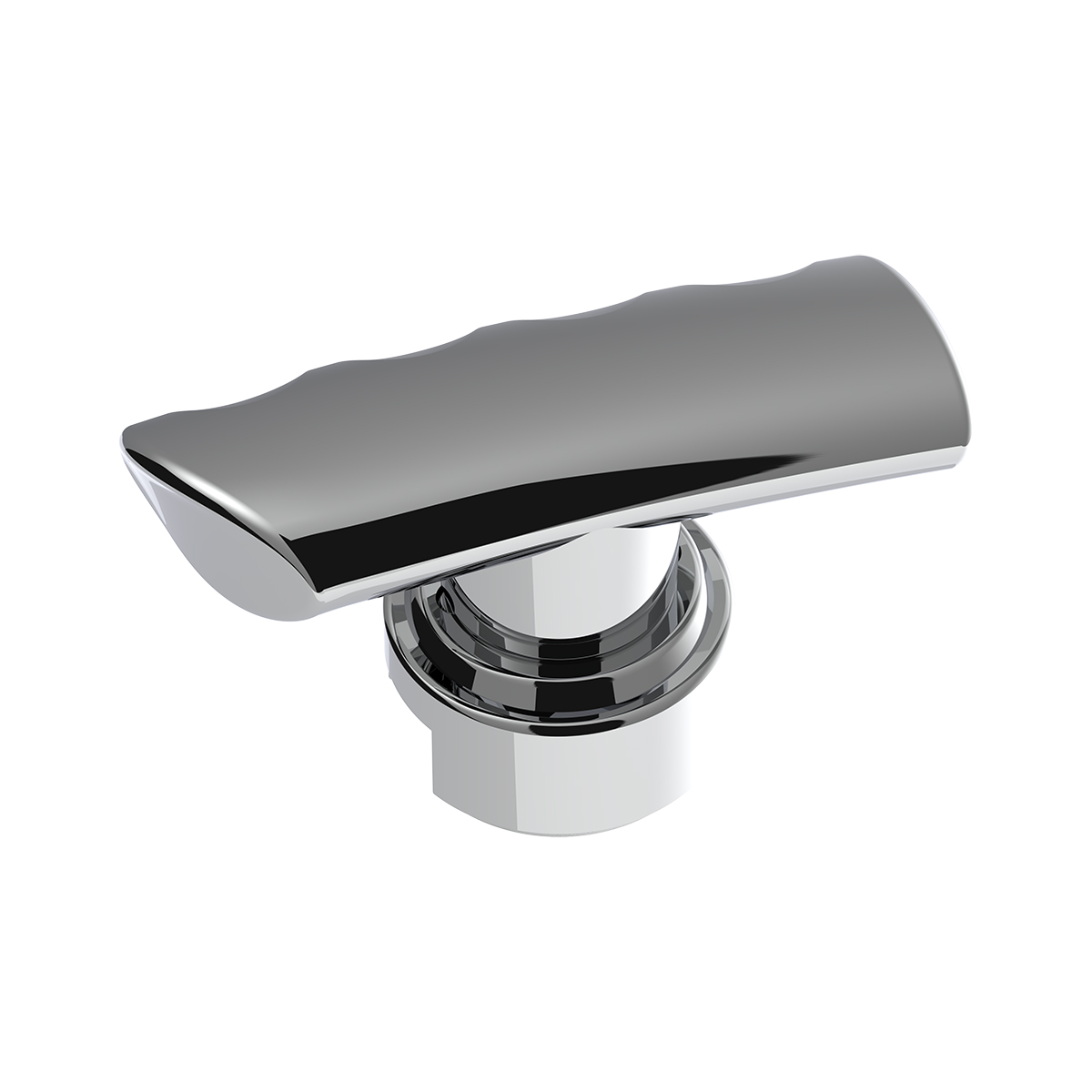 Thread-On T-Shape Gearshift Knob With Chrome 13/15/18 Speed Adapter - Chrome - Thumbnail 9