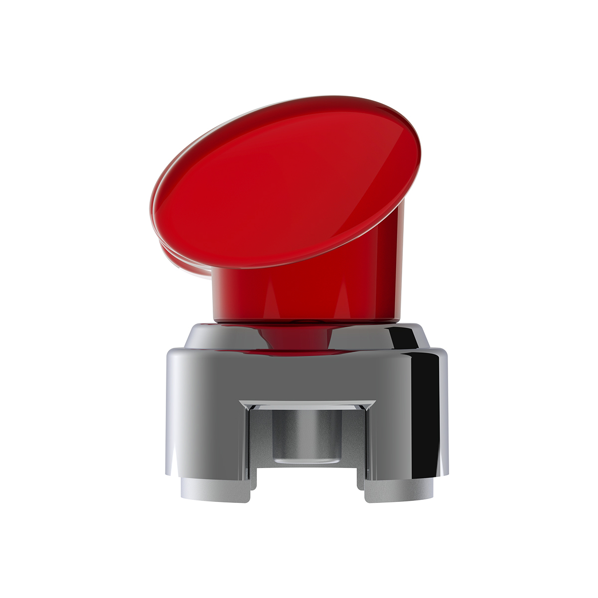 Thread-On T-Shape Gearshift Knob With Chrome 13/15/18 Speed Adapter - Candy Red - Thumbnail 7