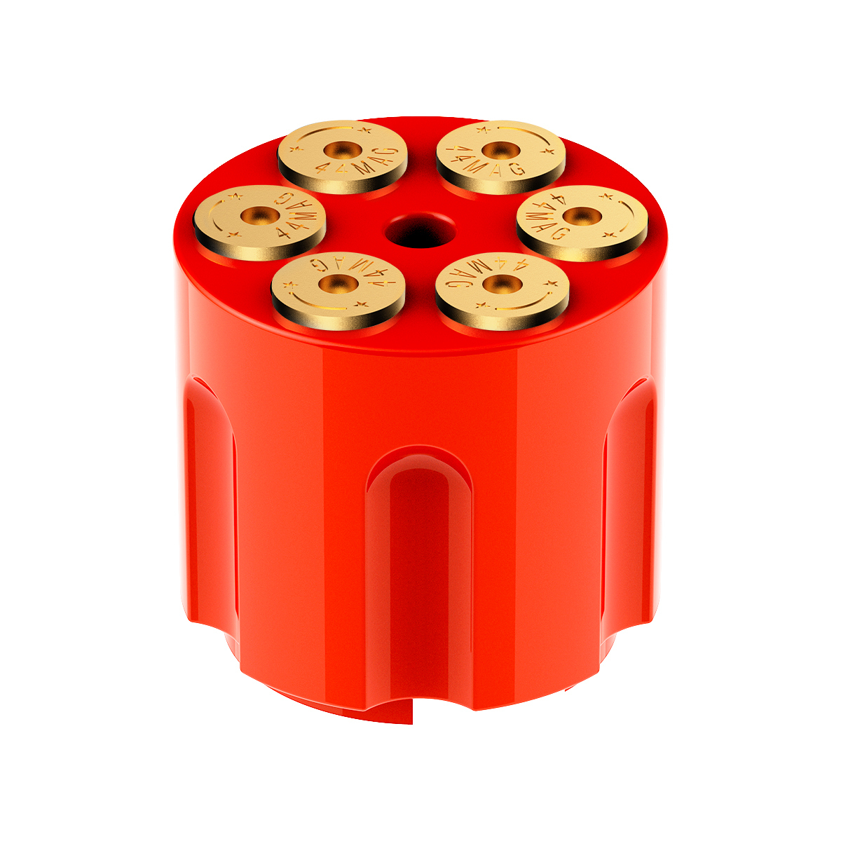 Gun Cylinder 9/10 Speed Gearshift Knob - Cadmium Orange - Thumbnail 4