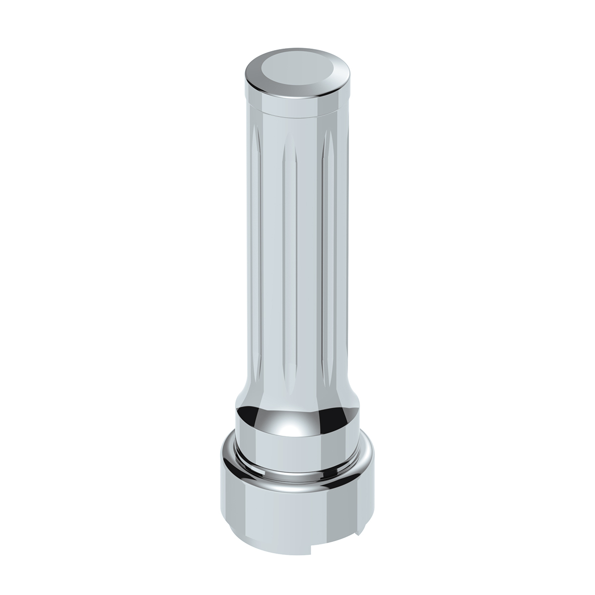 Thread-On Dallas Style Gearshift Knob With 9/10 Speed Adapter - Chrome/Vertical - Thumbnail 7