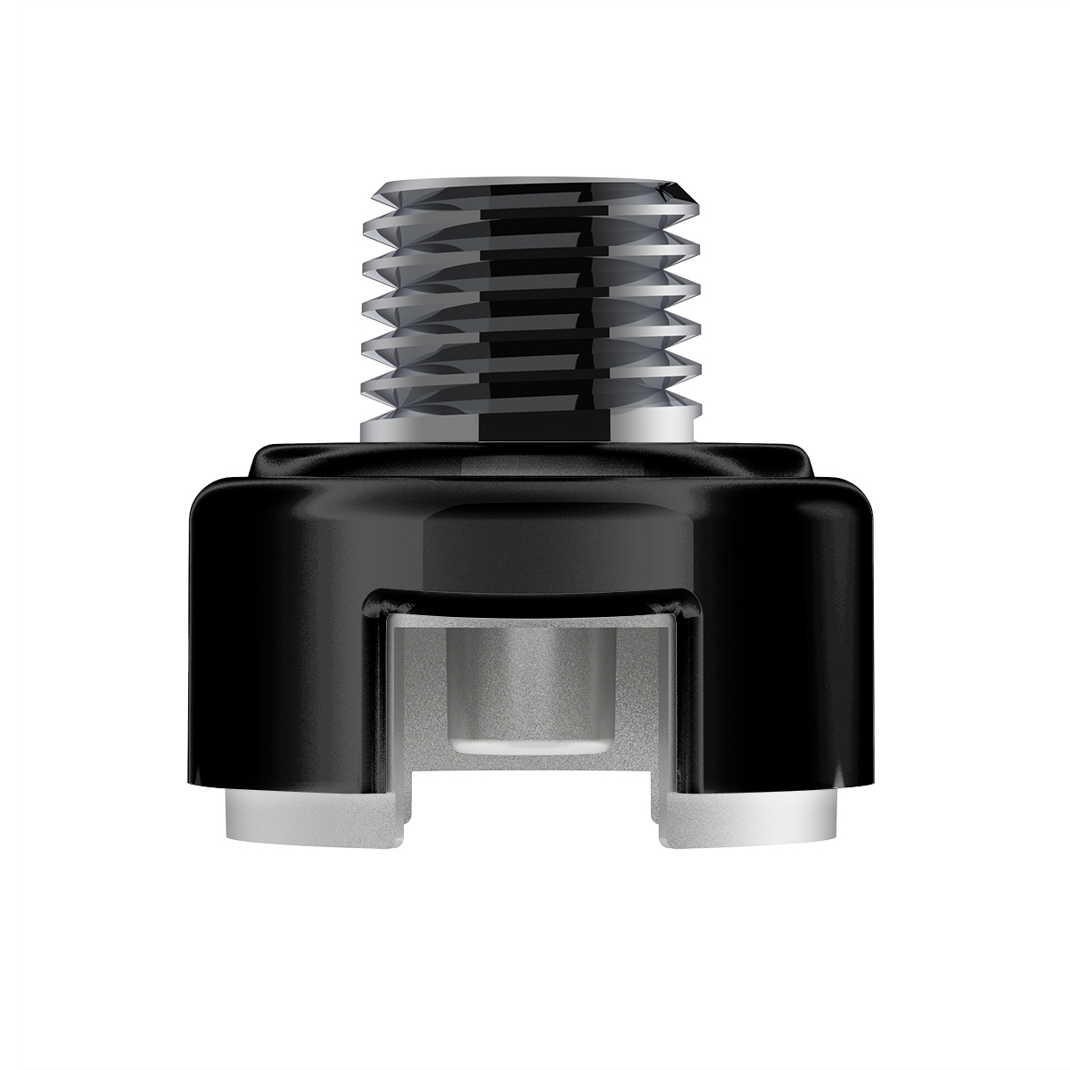 M30X3.5 Thread-On Shift Knob Mounting Adapter For Eaton Fuller Style 13/15/18 Shifter - Candy Black - Thumbnail 2