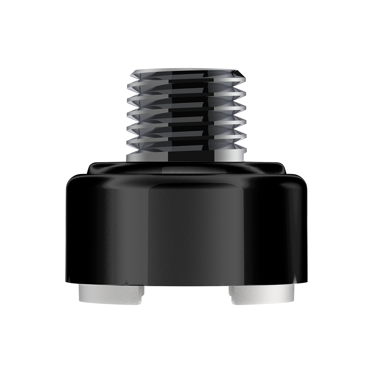 M30X3.5 Thread-On Shift Knob Mounting Adapter For Eaton Fuller Style 9/10 Shifter- Candy Black - Thumbnail 2