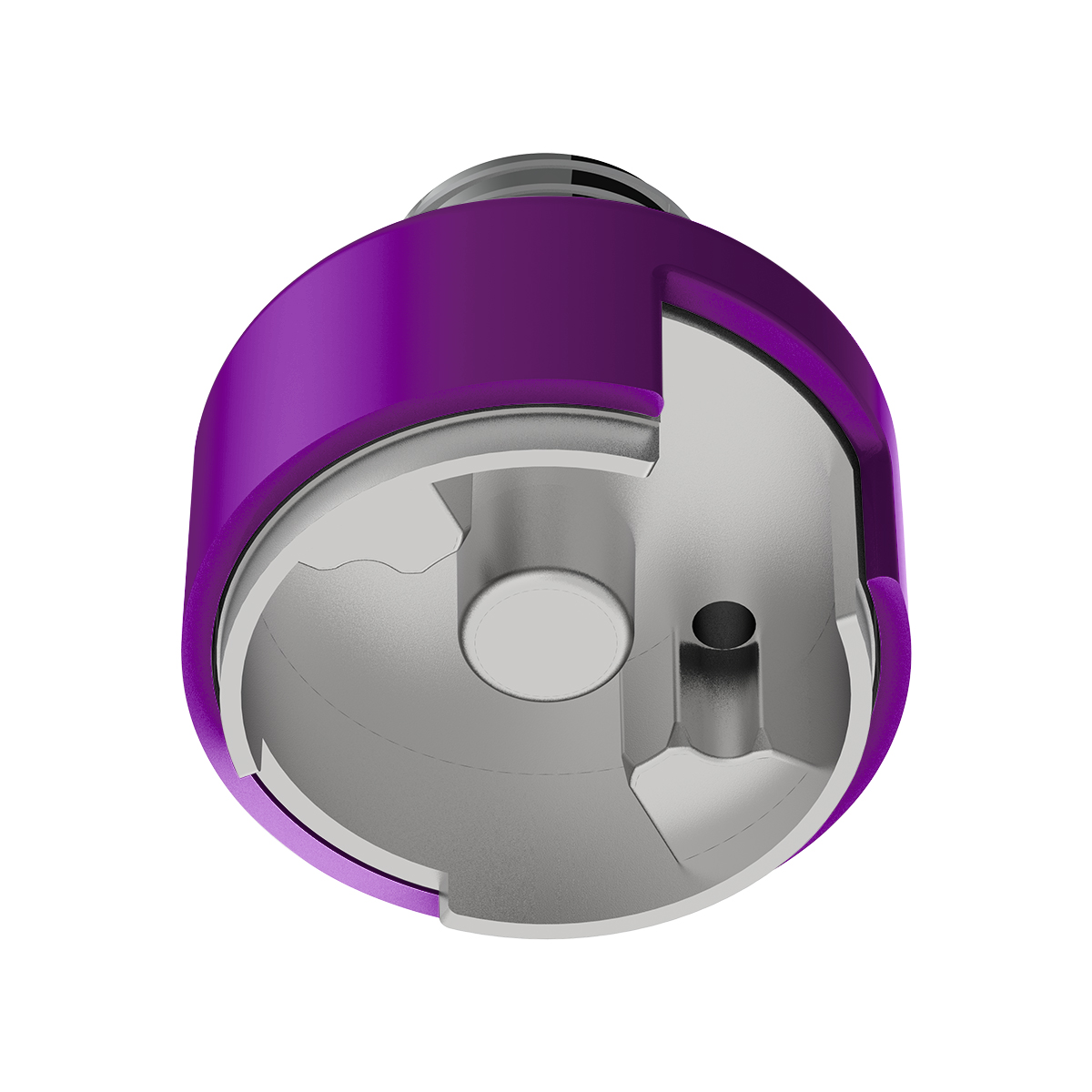 M30X3.5 Thread-On Shift Knob Mounting Adapter For Eaton Fuller Style 13/15/18 Shifter - Candy Purple - Thumbnail 3