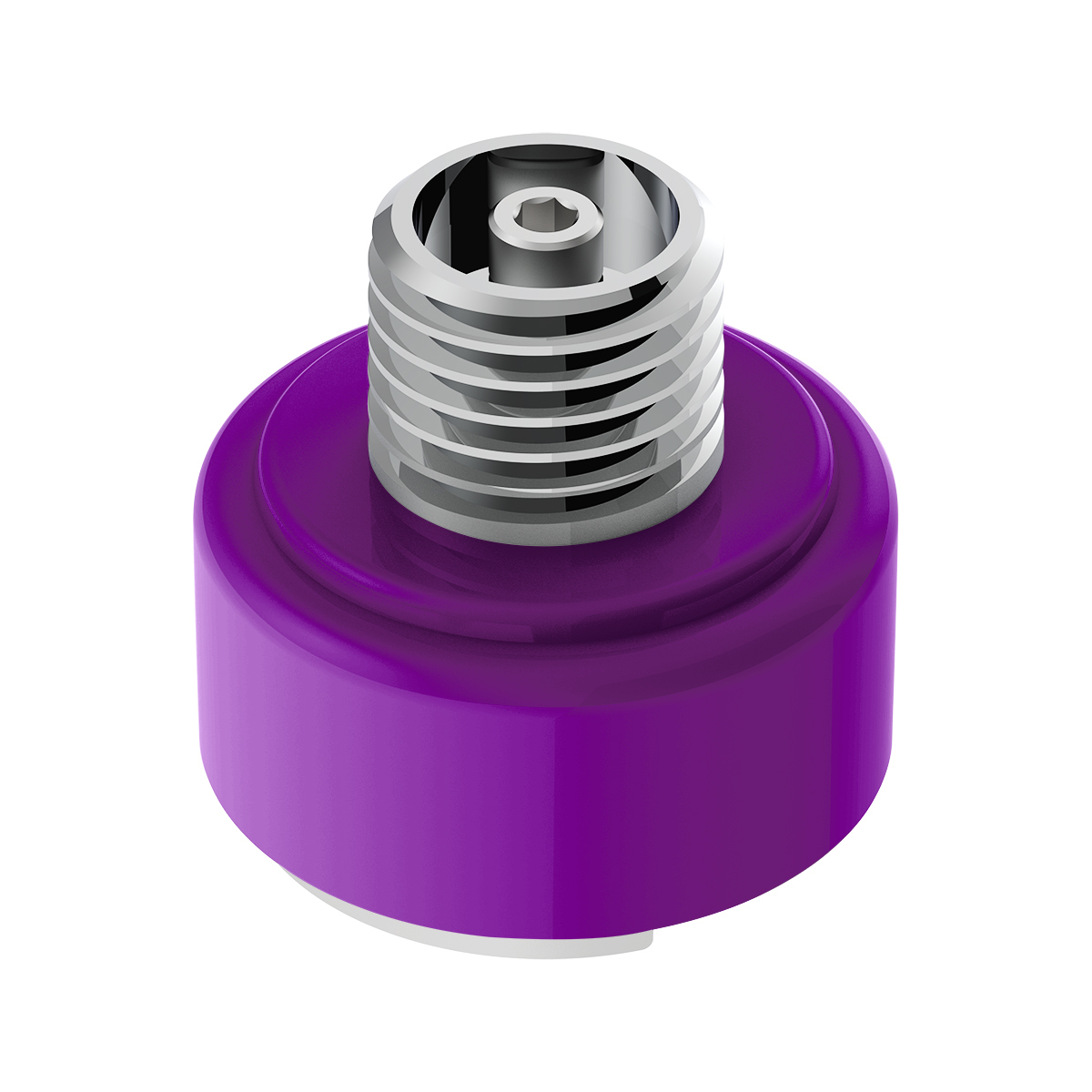 M30X3.5 Thread-On Shift Knob Mounting Adapter For Eaton Fuller Style 9/10 Shifter - Candy Purple - Thumbnail 6