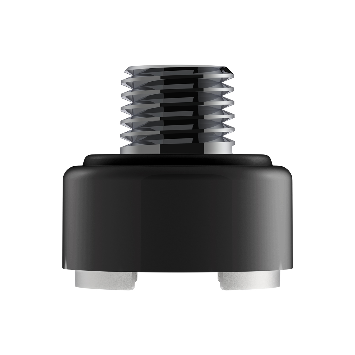 M30X3.5 Thread-On Shift Knob Mounting Adapter For Eaton Fuller Style 9/10 Shifter - Matte Black - Thumbnail 2