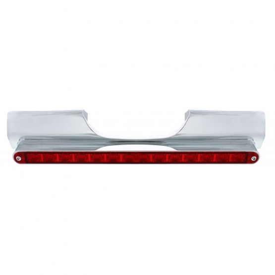 Motorcycle Rear Signal Light Bar With 14 LED 12" Light Bar - Red LED/Red Lens - Thumbnail 3