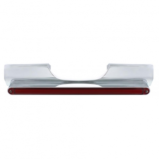 Motorcycle Rear Signal Light Bar With 24 LED 12" GloLight Bar - Red LED/Red Lens - Thumbnail 4