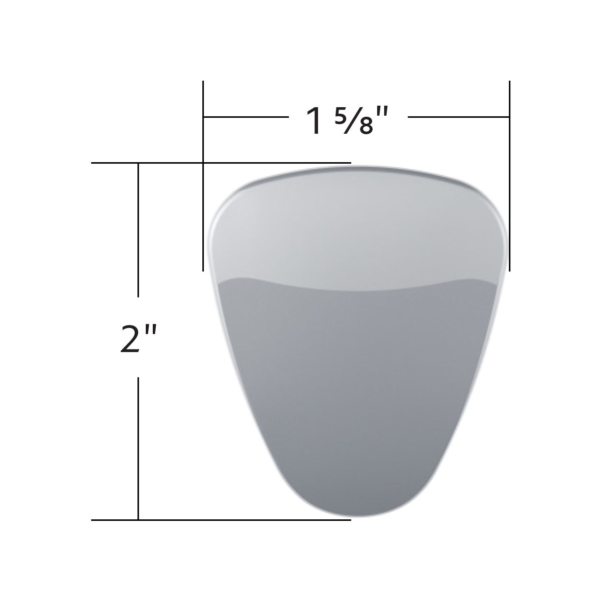 Plastic Cover For 9/10/13/15/18 Speed Gearshift Knob - Liquid Silver - Thumbnail 7