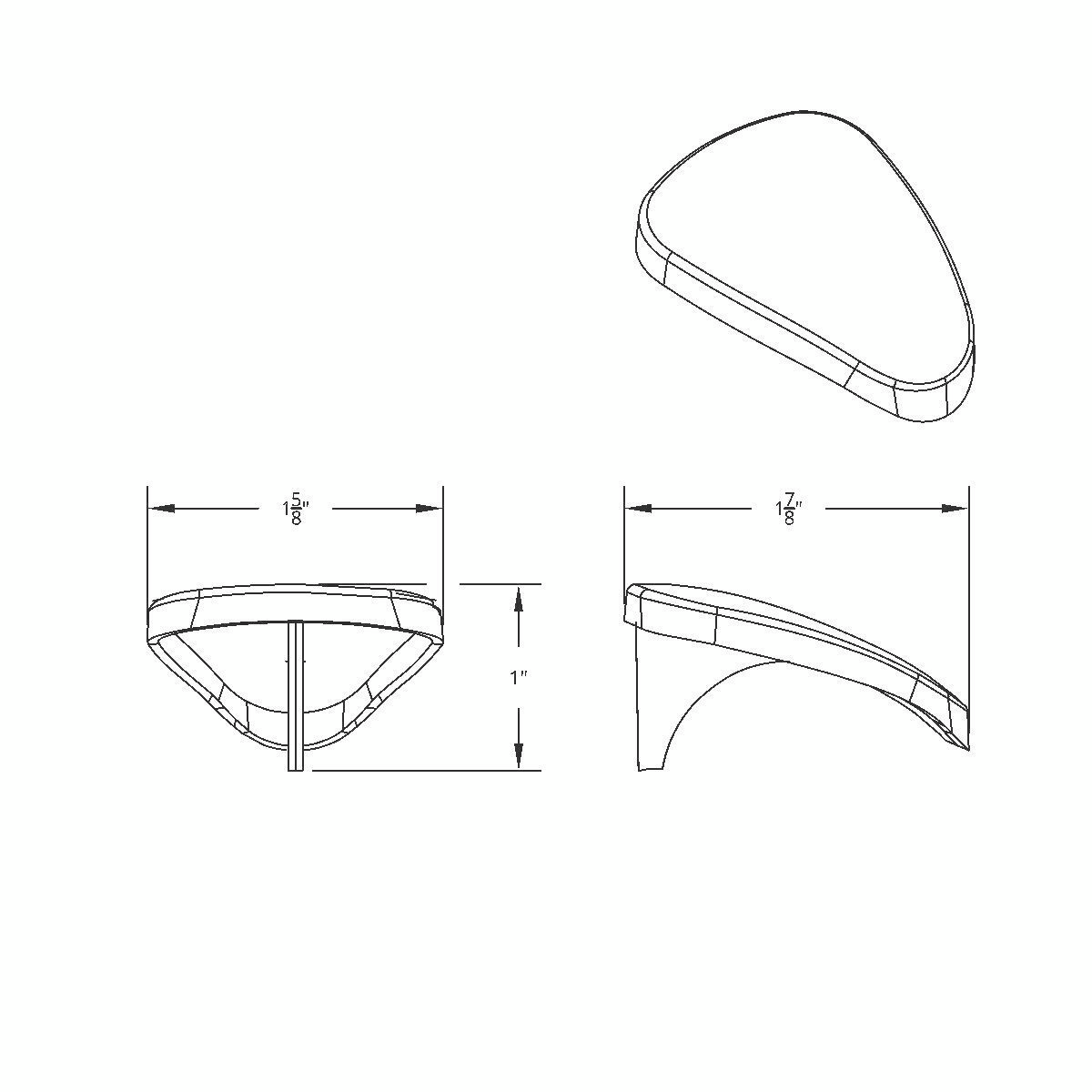 Plastic Cover For 9/10/13/15/18 Speed Gearshift Knob - Pearl White - Thumbnail 8