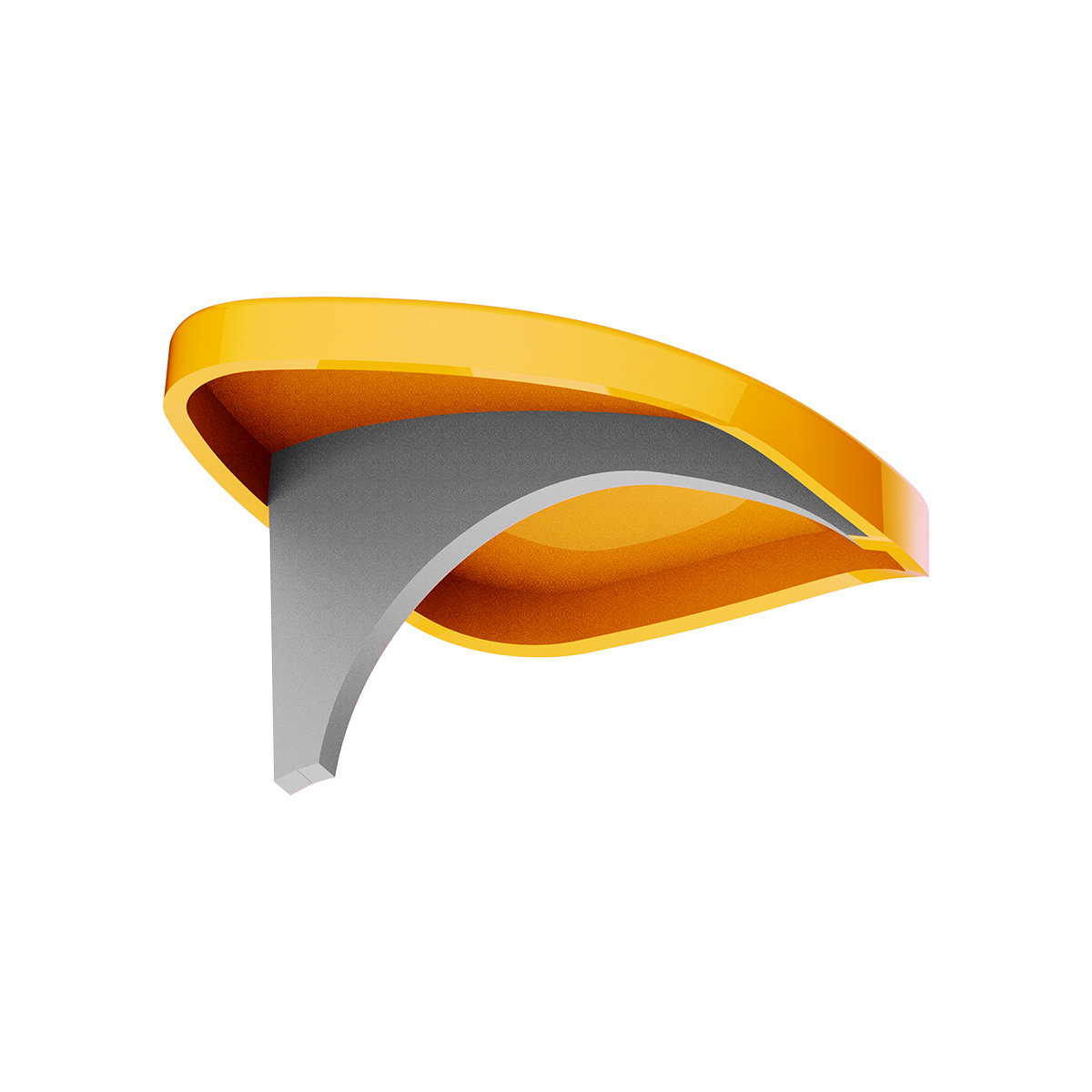 Plastic Cover For 9/10/13/15/18 Speed Gearshift Knob - Electric Yellow - Thumbnail 5