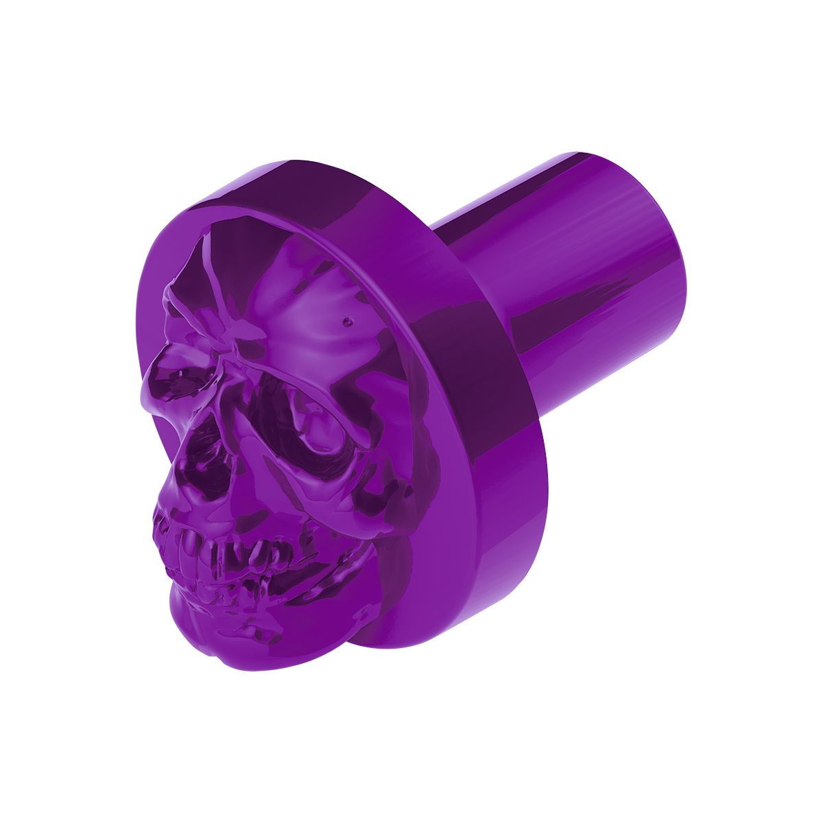 Skull Air Valve Knob - Candy Purple