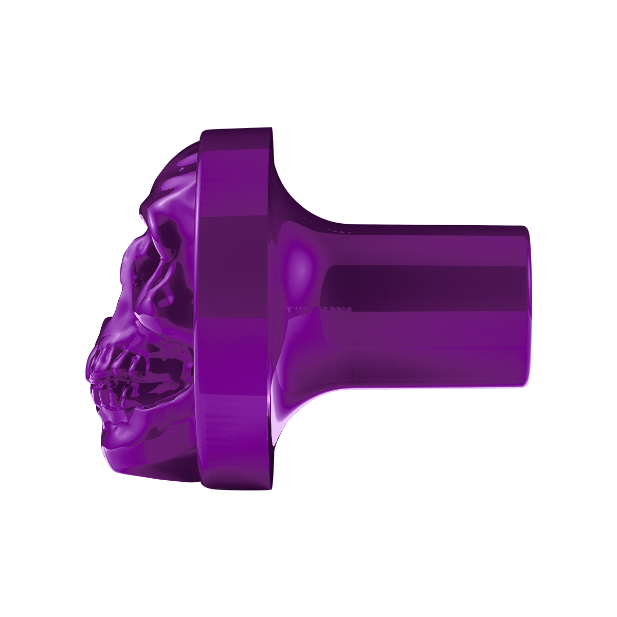 Skull Air Valve Knob - Candy Purple - Thumbnail 3