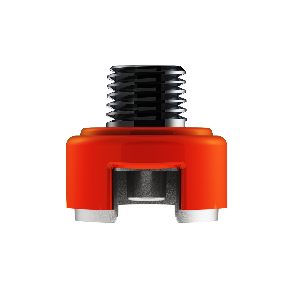 M30X3.5 Thread-On Shift Knob Mounting Adapter For Eaton Fuller Style 13/15/18 Shifter - Cadmium Orange - Thumbnail 2