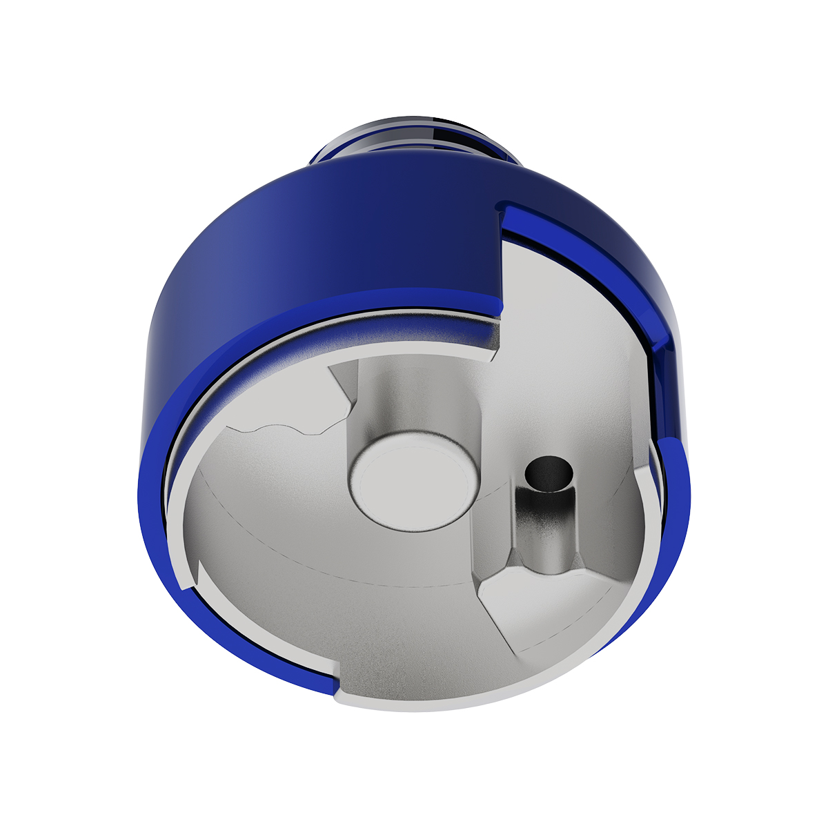 M30X3.5 Thread-On Shift Knob Mounting Adapter For Eaton Fuller Style 13/15/18 Shifter - Indigo Blue - Thumbnail 3