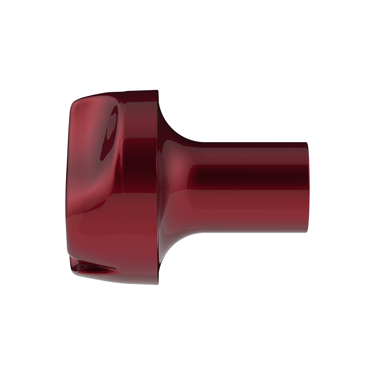 Ace Of Spades Air Valve Knob - Candy Red With Gloss Black Inlay - Thumbnail 3