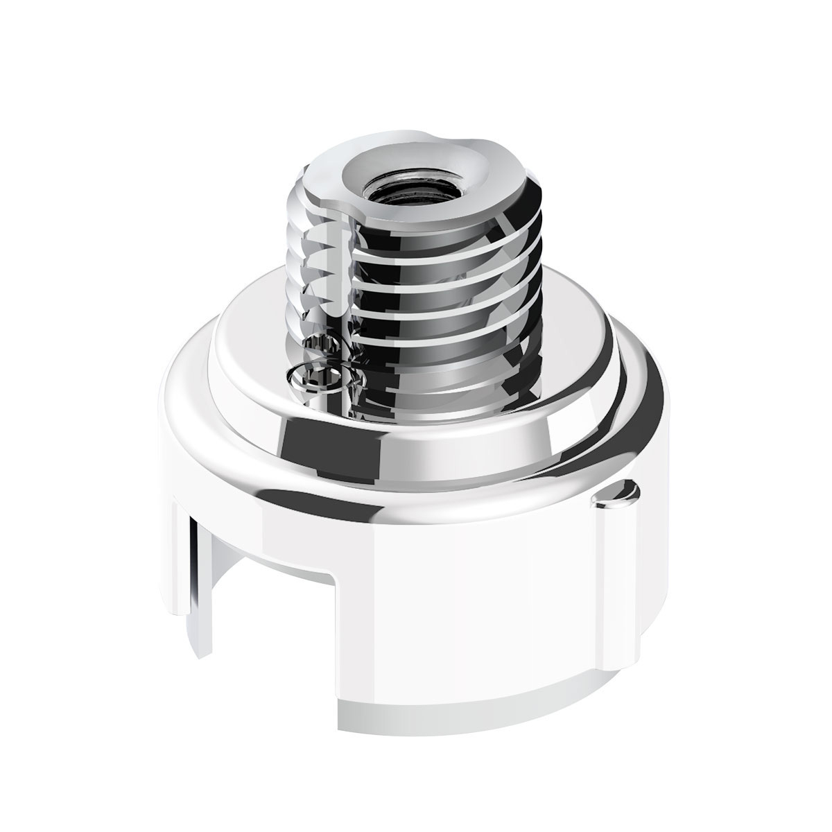 M30X3.5 Thread-On Gearshift Adapter W/LED Mount For Eaton-Fuller 13/15/18 Speed-Pearl White - Thumbnail 6