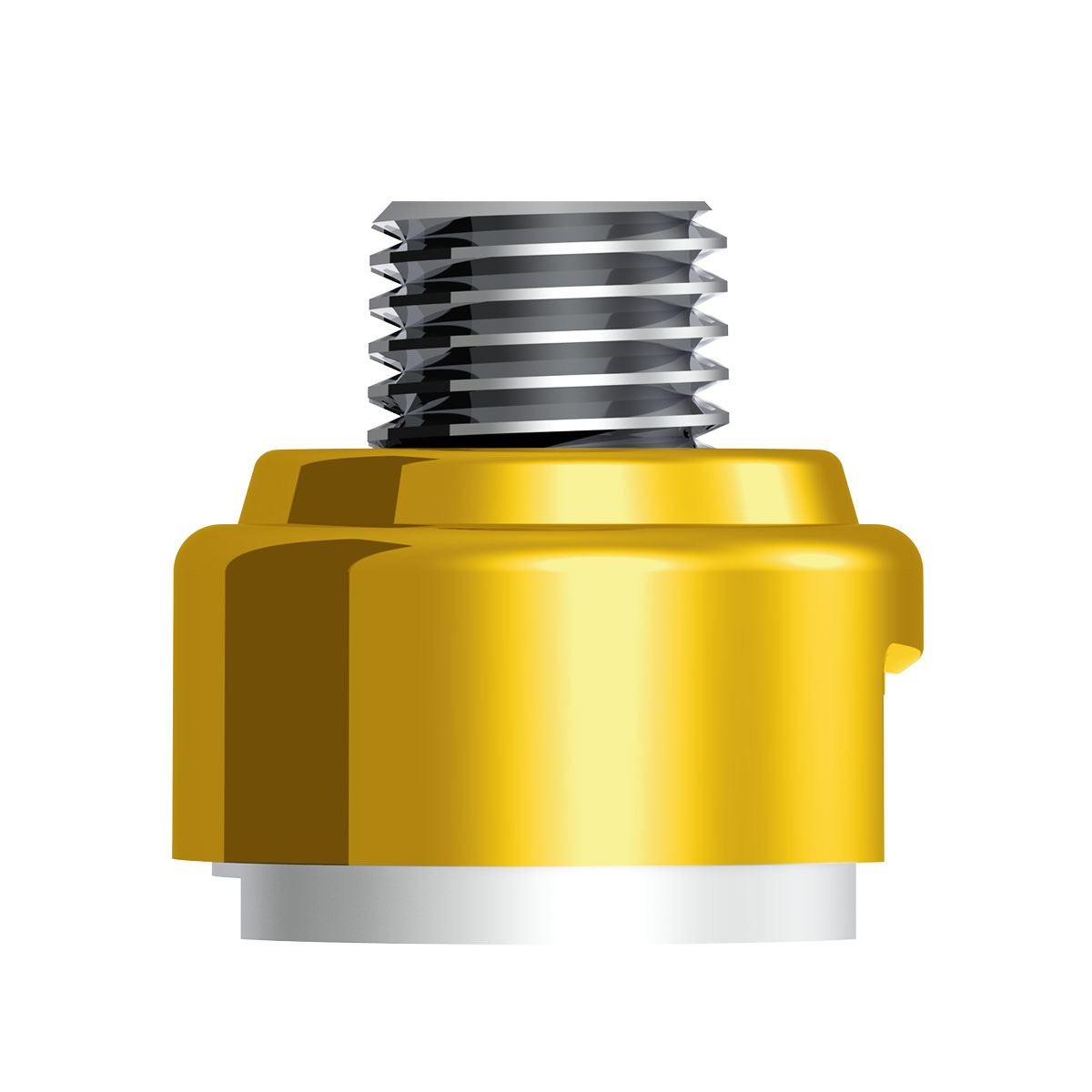 M30X3.5 Thread-On Gearshift Adapter W/LED Mount For Eaton-Fuller 13/15/18 Speed-Electric Yellow - Thumbnail 2