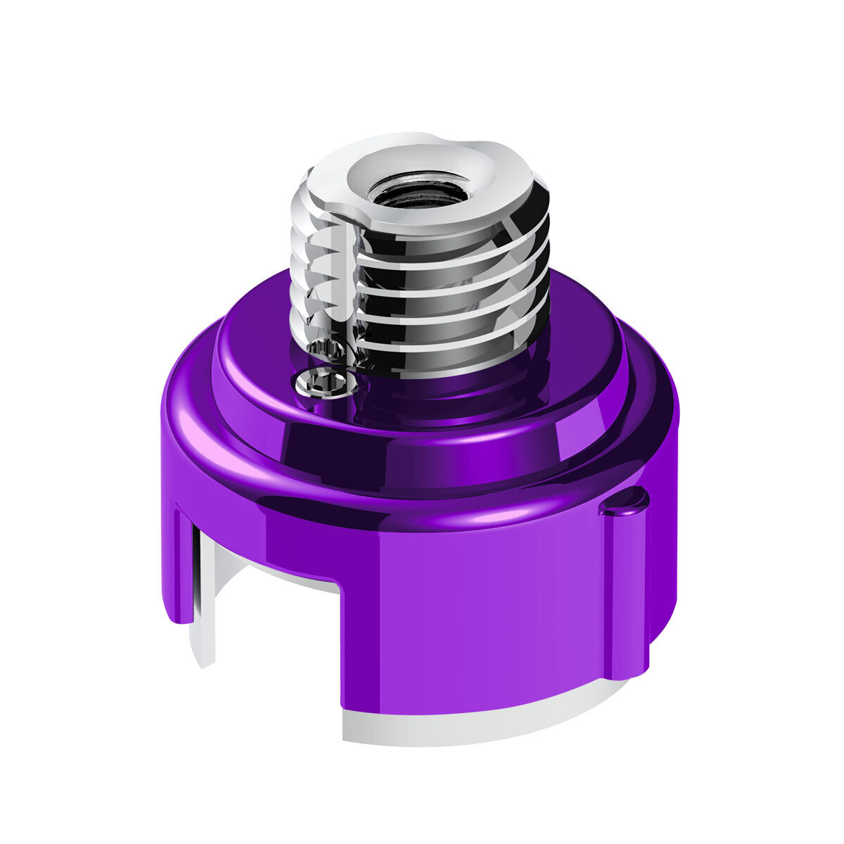 M30X3.5 Thread-On Gearshift Adapter W/LED Mount For Eaton-Fuller 13/15/18 Speed-Candy Purple - Thumbnail 6