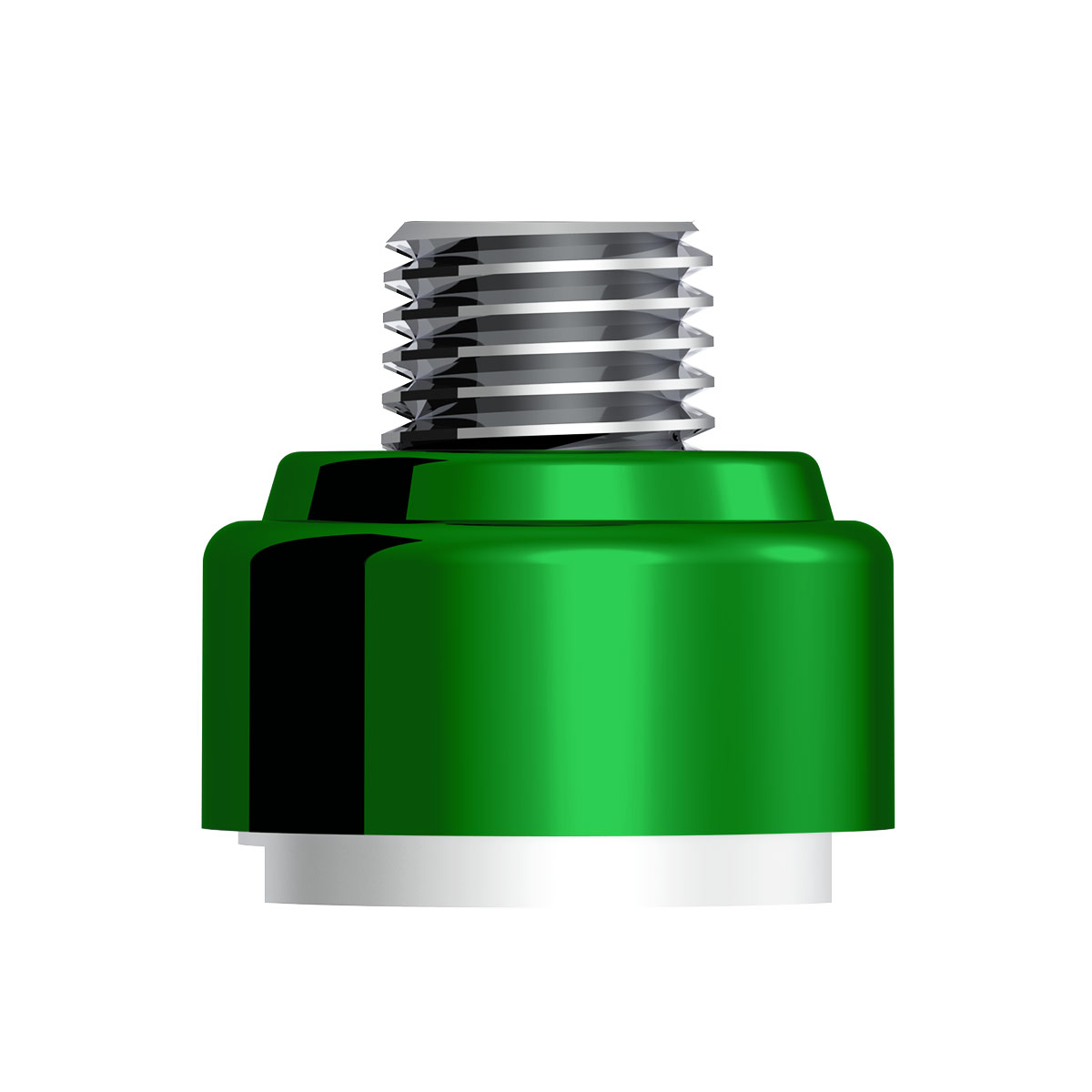 M30X3.5 Thread-On Gearshift Adapter W/LED Mount For Eaton-Fuller 9/10 Speed -Emerald Green - Thumbnail 2