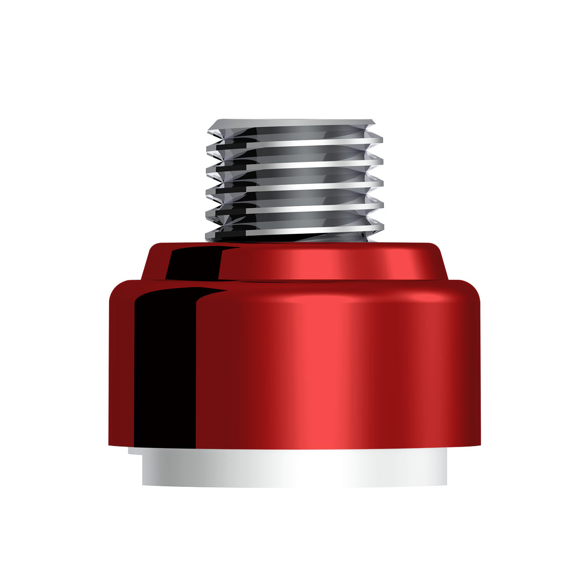 M30X3.5 Thread-On Gearshift Adapter W/LED Mount For Eaton-Fuller 9/10 Speed -Candy Red - Thumbnail 2