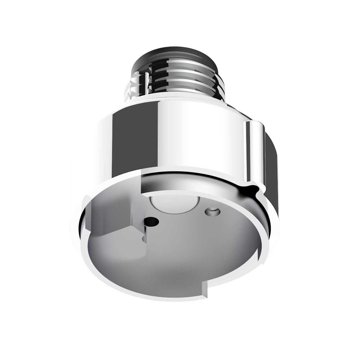 M30X3.5 Thread-On Gearshift Adapter W/LED Mount For Eaton-Fuller 9/10 Speed -Pearl White - Thumbnail 3