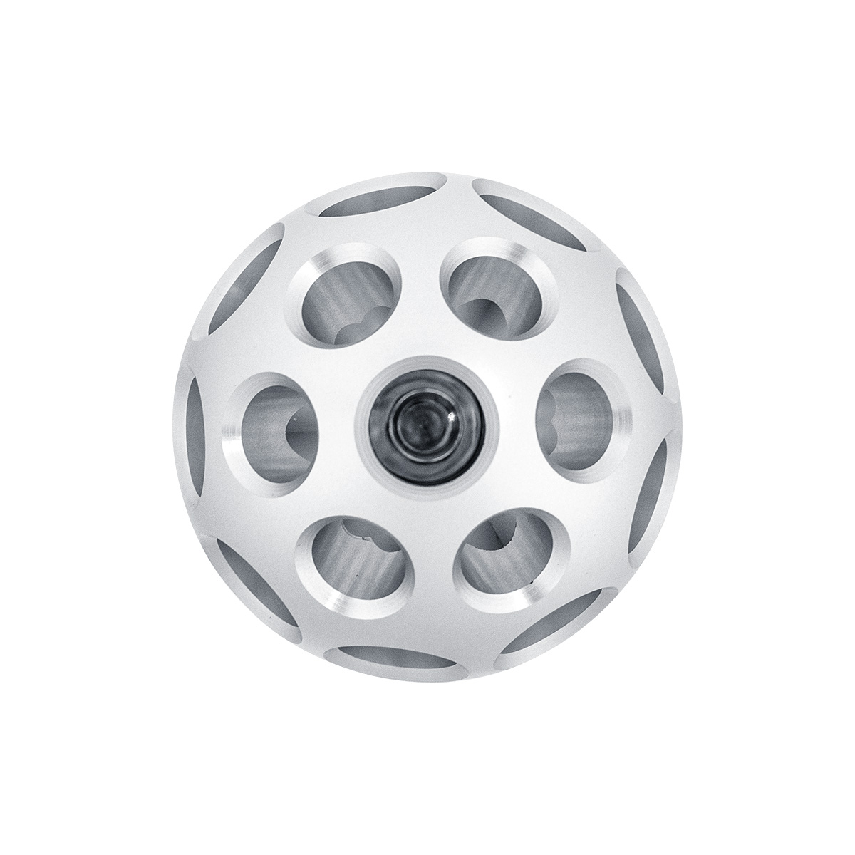 Thread-On Annodized Phoenix Style Ball Gearshift Knob With LED 13/15/18 Speed Adapter-Green LED - Thumbnail 6