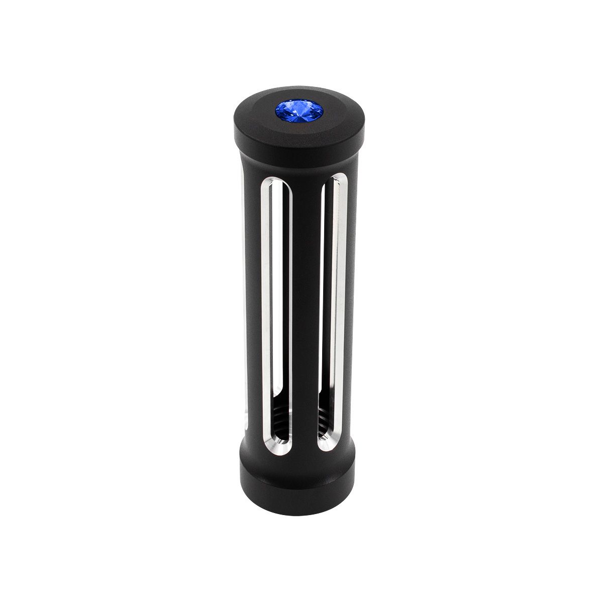 M30X3.5 Thread-On Sonoma Style Gearshift Knob-Blue Crystal/Matte Black