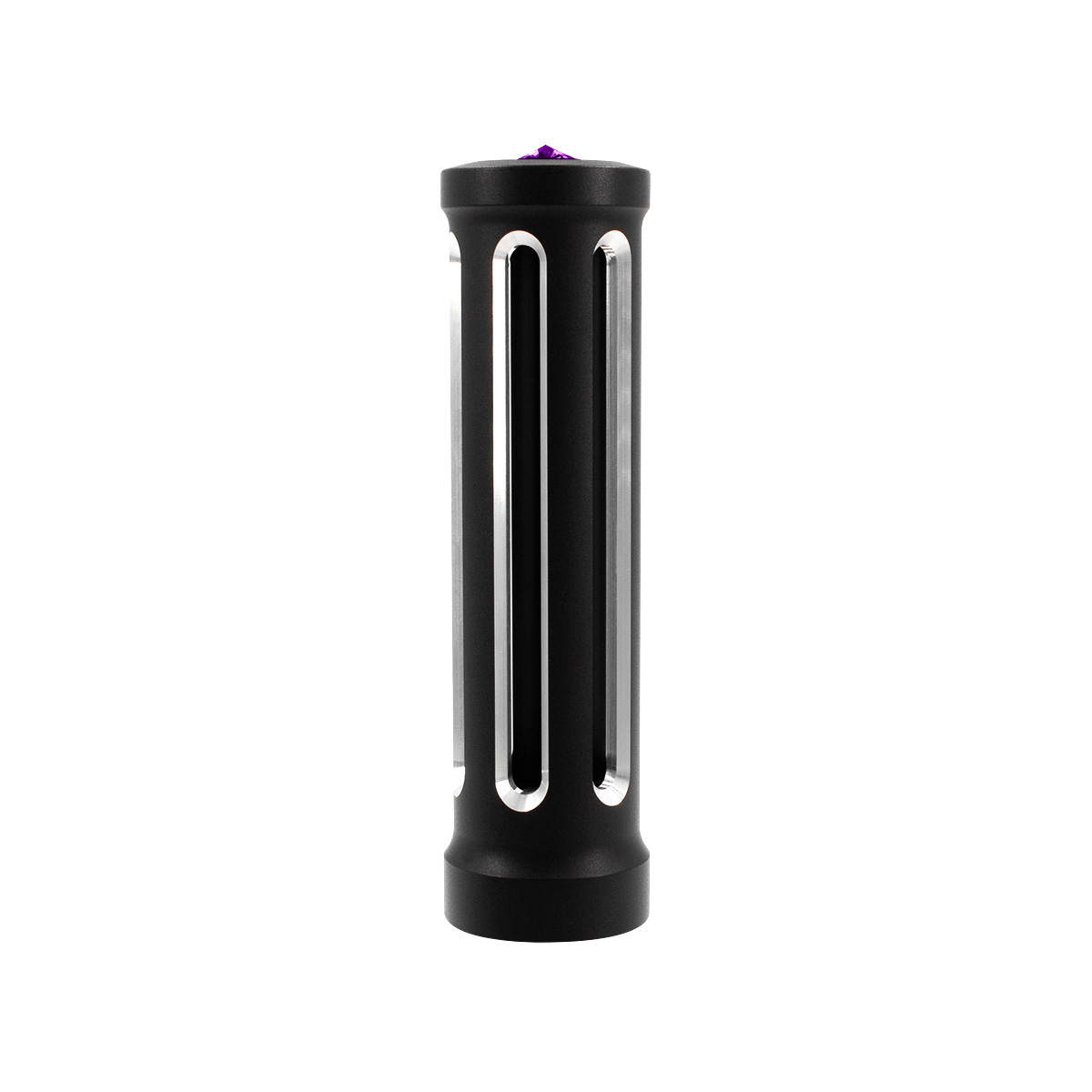 M30X3.5 Thread-On Sonoma Style Gearshift Knob-Purple Crystal/Matte Black - Thumbnail 3