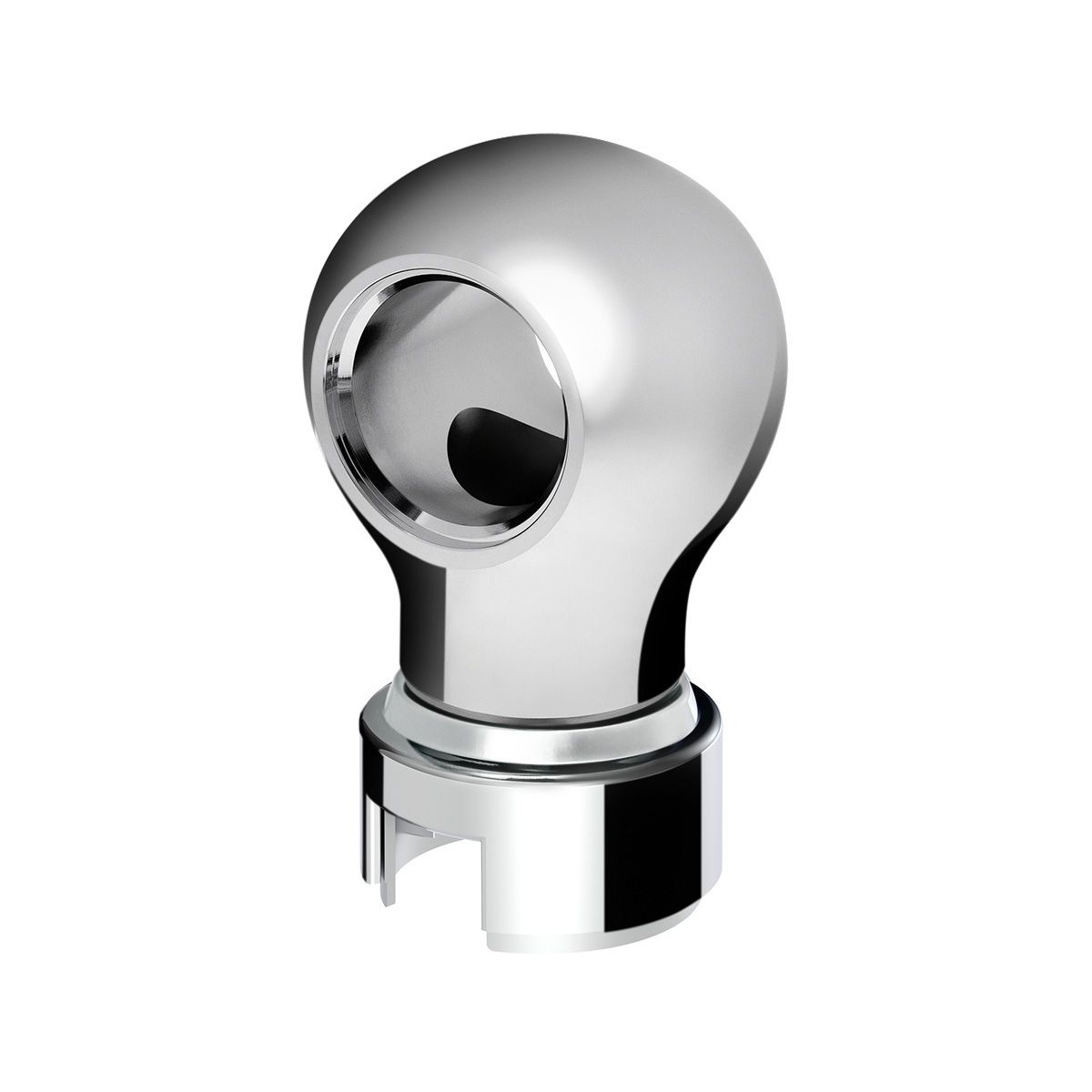 Thread-On Charlotte Style Gearshift Knob With 13/15/18 Speed Adapter-Chrome