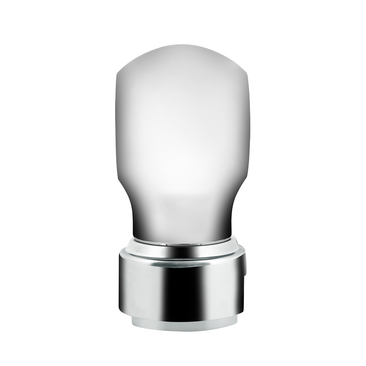 Thread-On Chrome Charlotte Style Gearshift Knob With LED 13/15/18 Speed Adapter-Amber LED - Thumbnail 5