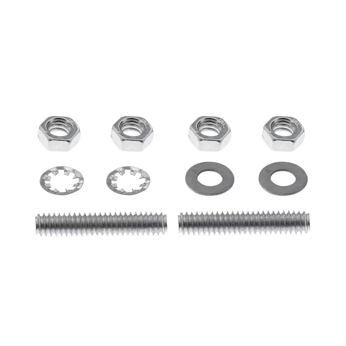 Die-Cast Bull Horn Hood Ornament - Chrome - Thumbnail 4