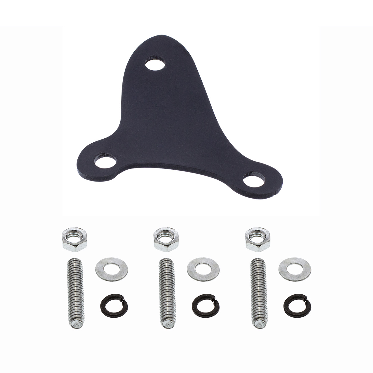 Die-Cast Fighting Stallion Hood Ornament - Chrome - Thumbnail 4