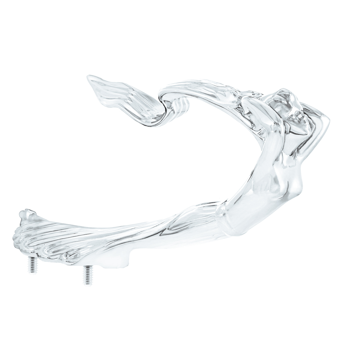 Die-Cast Flying Goddess Hood Ornament - Chrome - Thumbnail 8