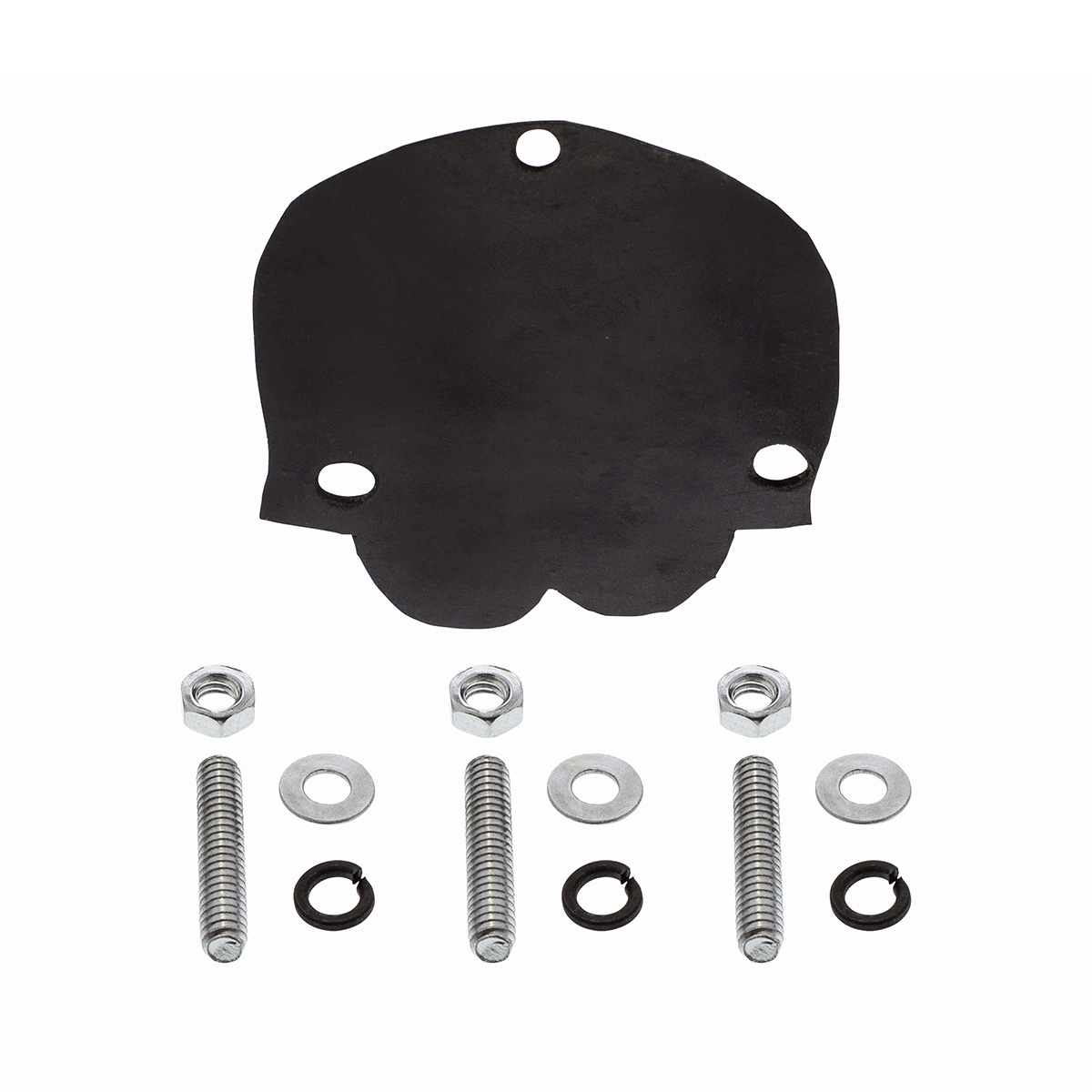 Die-Cast Sitting Pig Hood Ornament - Matte Black - Thumbnail 4