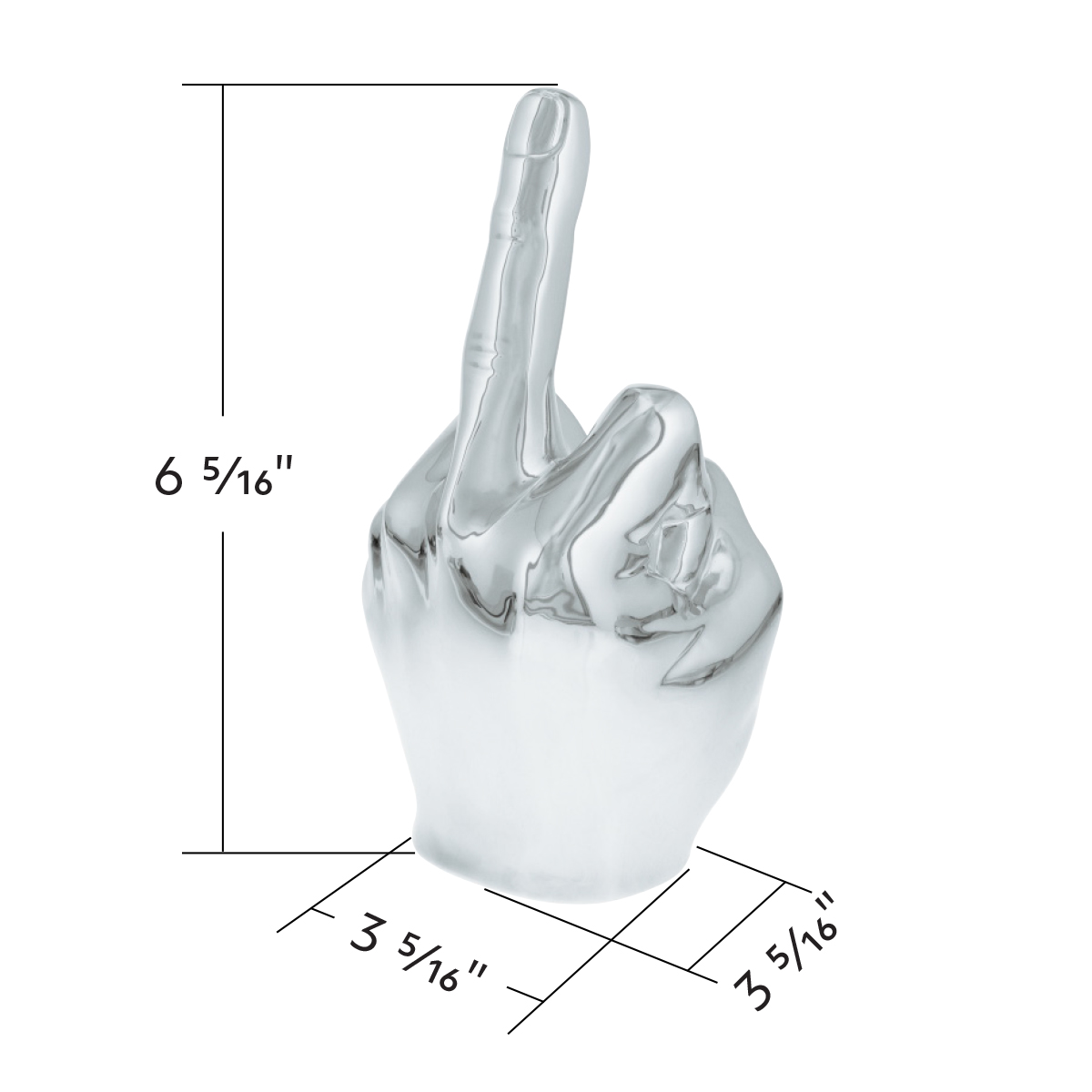 Finger Hood Ornament-Chrome - Thumbnail 16