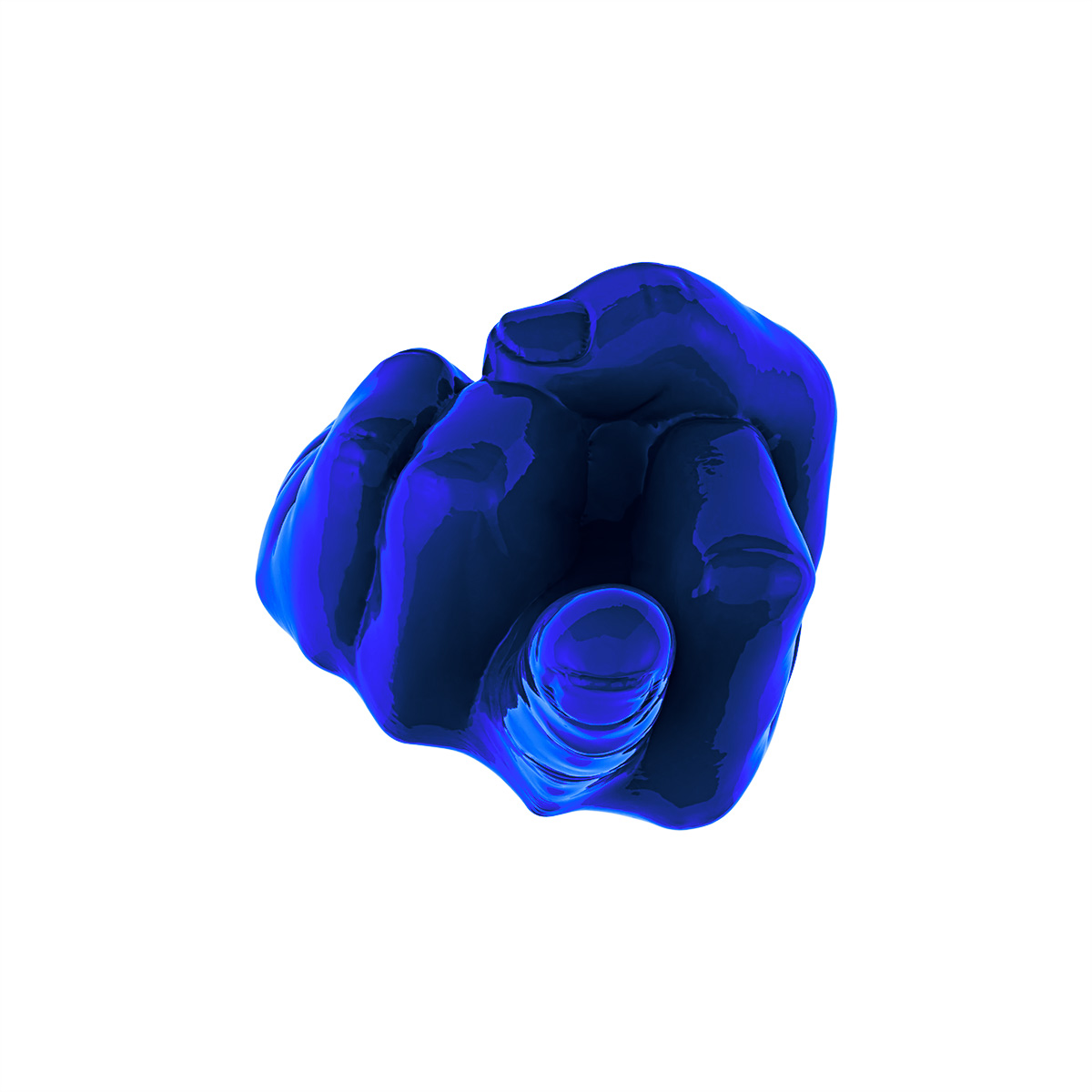 Candy Color Finger Hood Ornament-Indigo Blue - Thumbnail 7