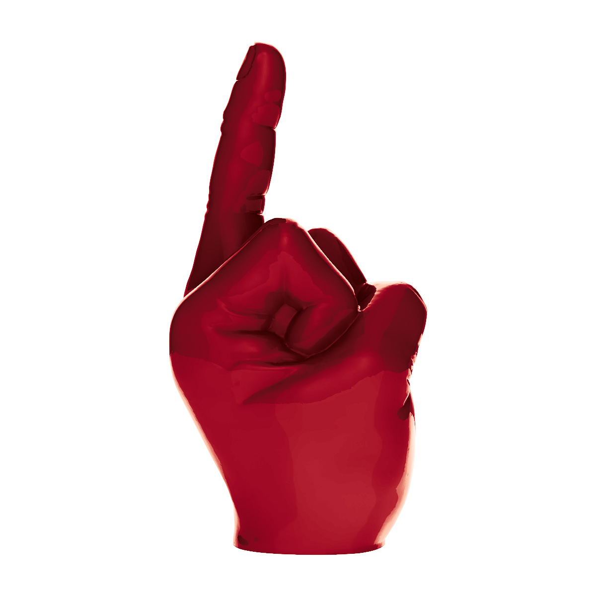 Candy Color Finger Hood Ornament-Candy Red - Thumbnail 3