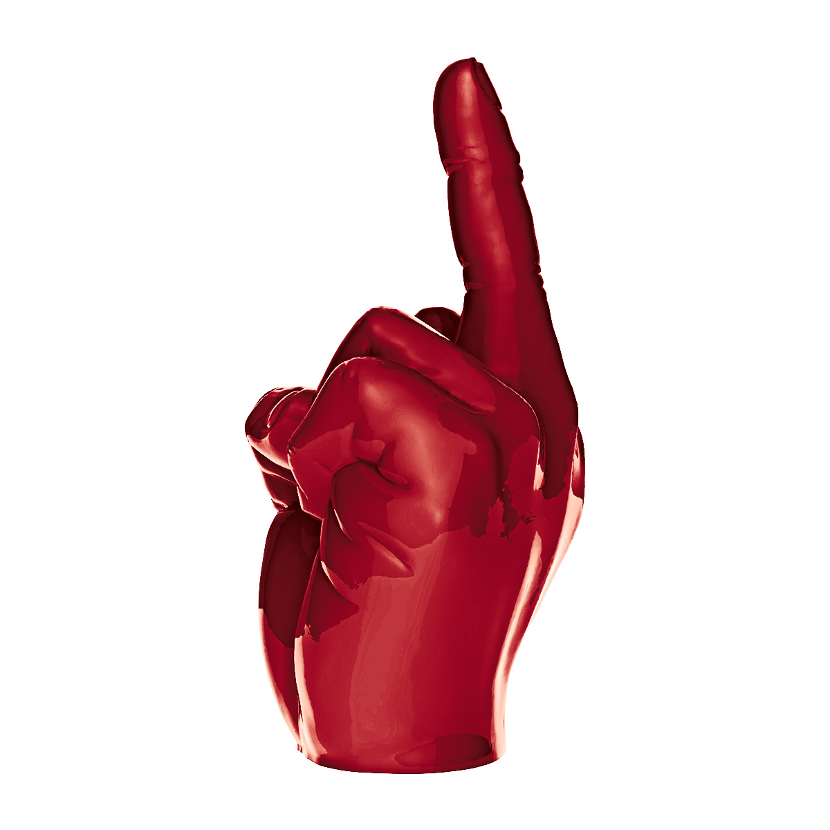Candy Color Finger Hood Ornament-Candy Red - Thumbnail 5