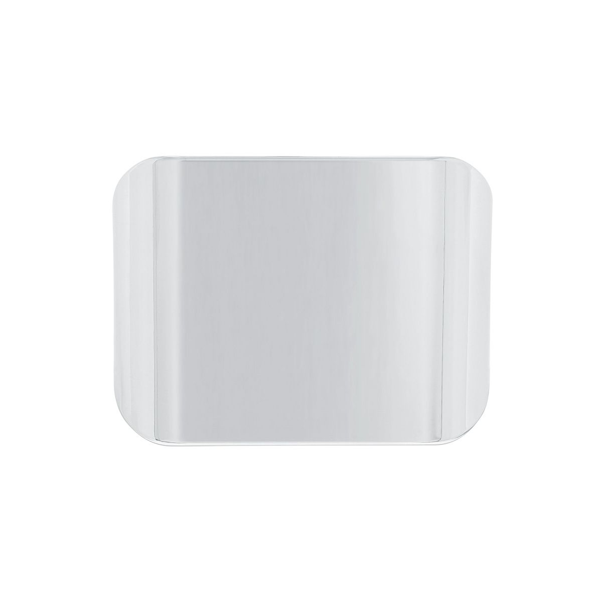 Chrome Plastic Hitch Cover For 2" X 2" Trailer Hitch Receivers