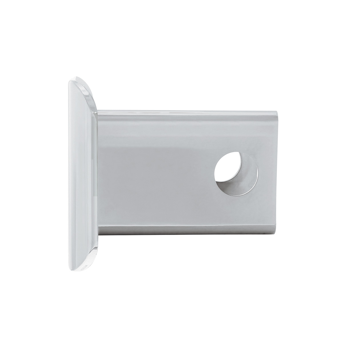 Chrome Plastic Hitch Cover For 2" X 2" Trailer Hitch Receivers - Thumbnail 3