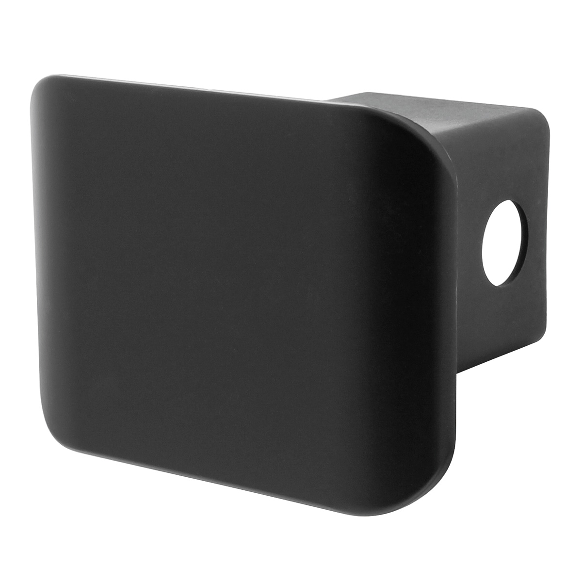 Matte Black Plastic Hitch Cover For 2" X 2" Trailer Hitch Receivers - Thumbnail 2
