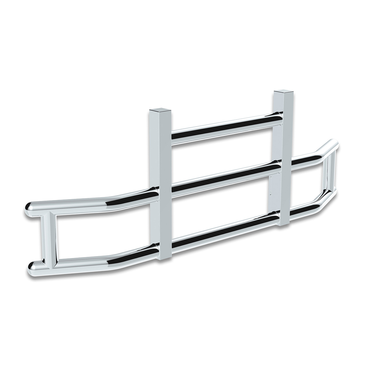 HighwayShield I25-304 Stainless Steel Grille Guard & Bracket Kit For 2022-2025 Peterbilt 579 & Kenworth T680 - Thumbnail 2