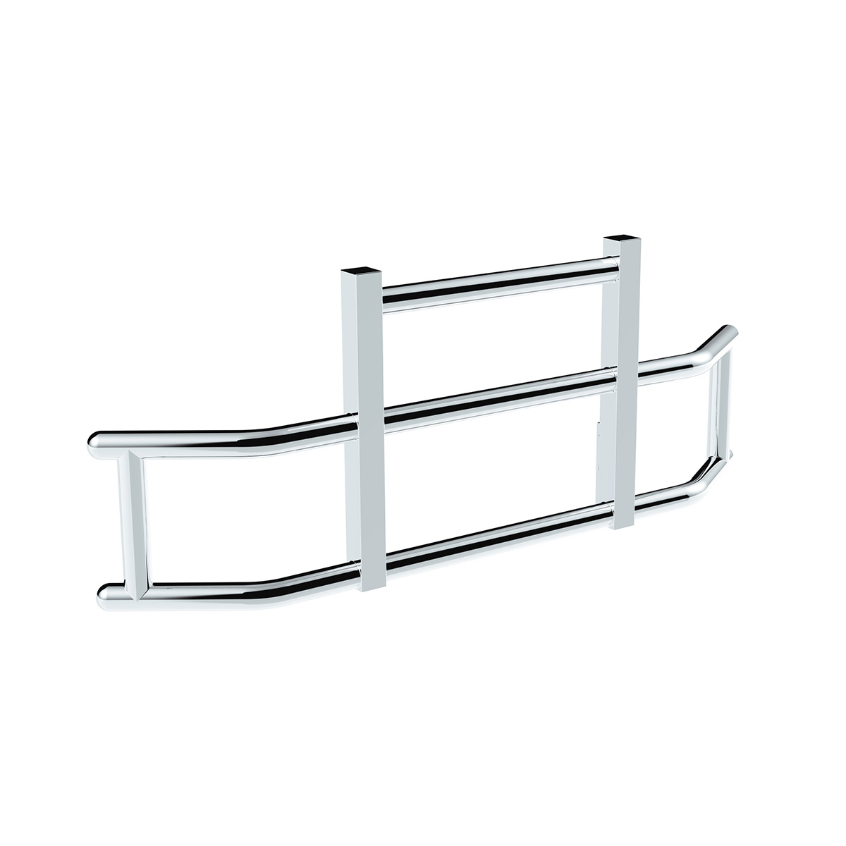 HighwayShield I25 R-304 Stainless Steel Grille Guard & Bracket Kit For 2018-2025 International LT - Thumbnail 4