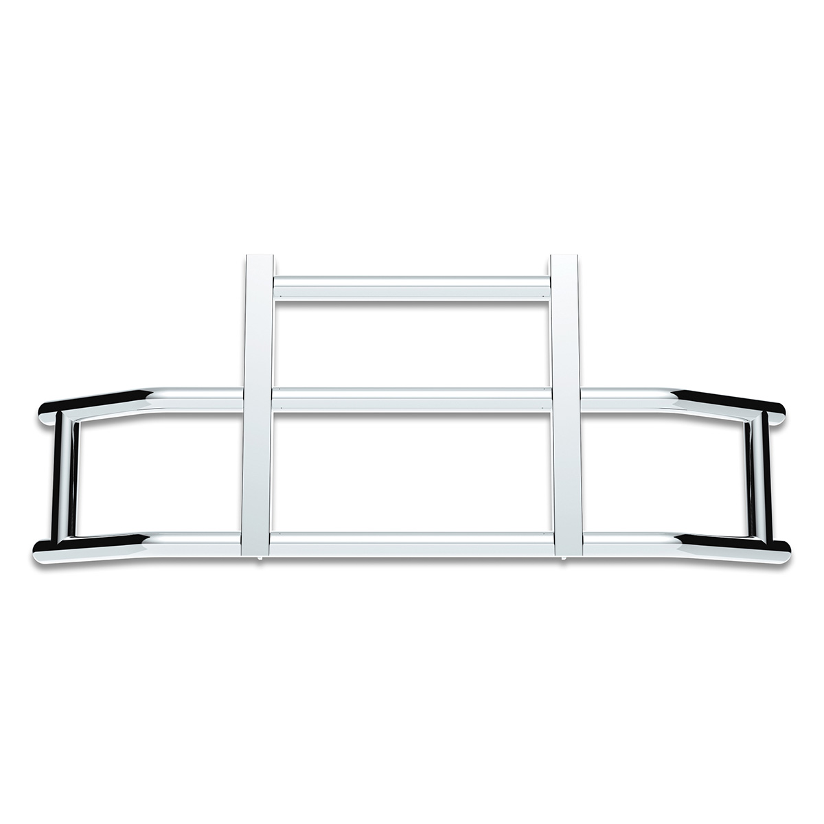 HighwayShield I25 R-304 Stainless Steel Grille Guard & Bracket Kit For 2022-2025 Peterbilt 579 & Kenworth T680 - Thumbnail 3