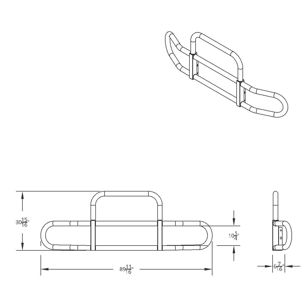 HighwayShield I30-304 Stainless Steel Grille Guard & Bracket Kit For 2018-2025 Freightliner Cascadia - Thumbnail 9