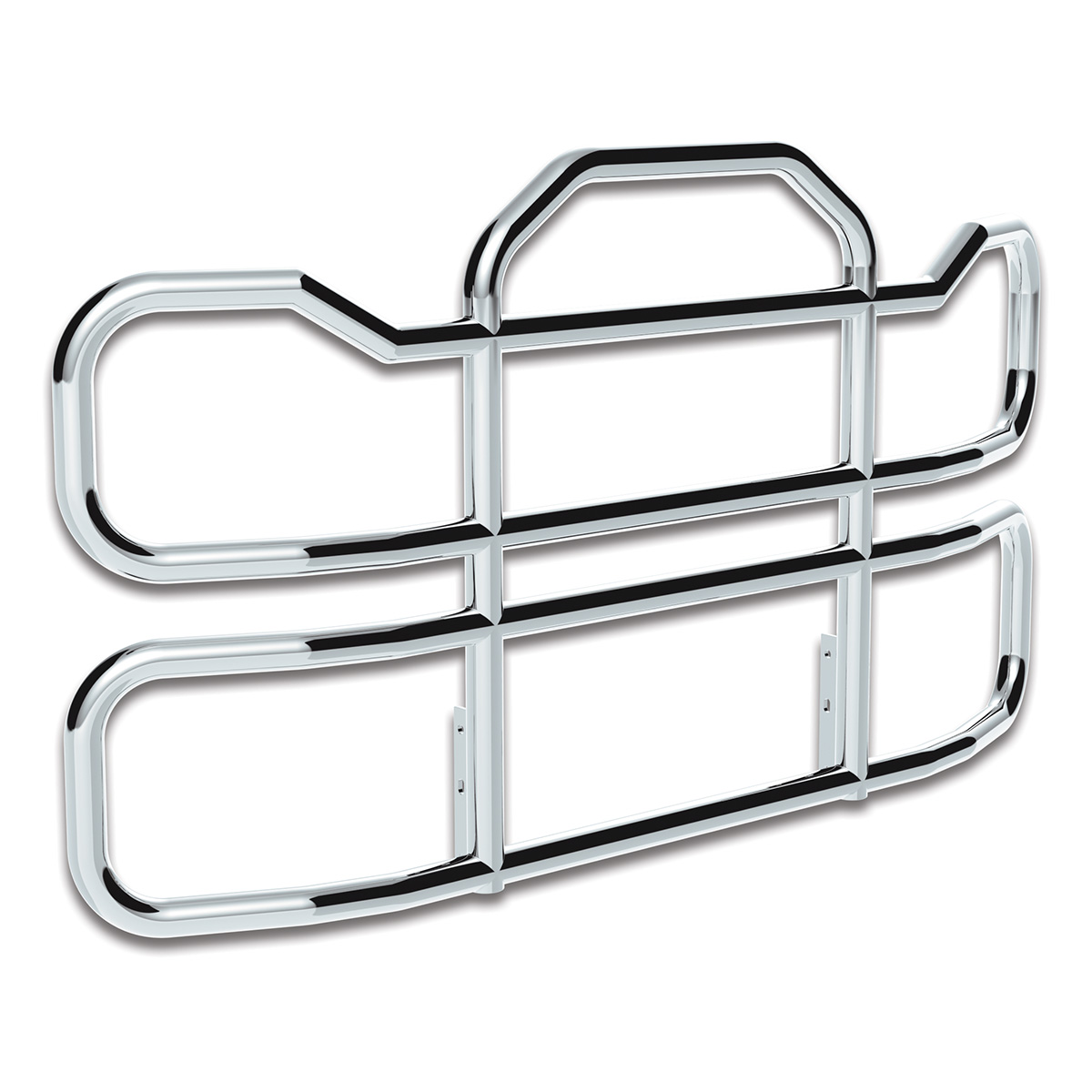 HighwayShield I95 R-304 Stainless Steel Grille Guard & Bracket Kit For 2022-2025 Peterbilt 579 & Kenworth T680 - Thumbnail 2