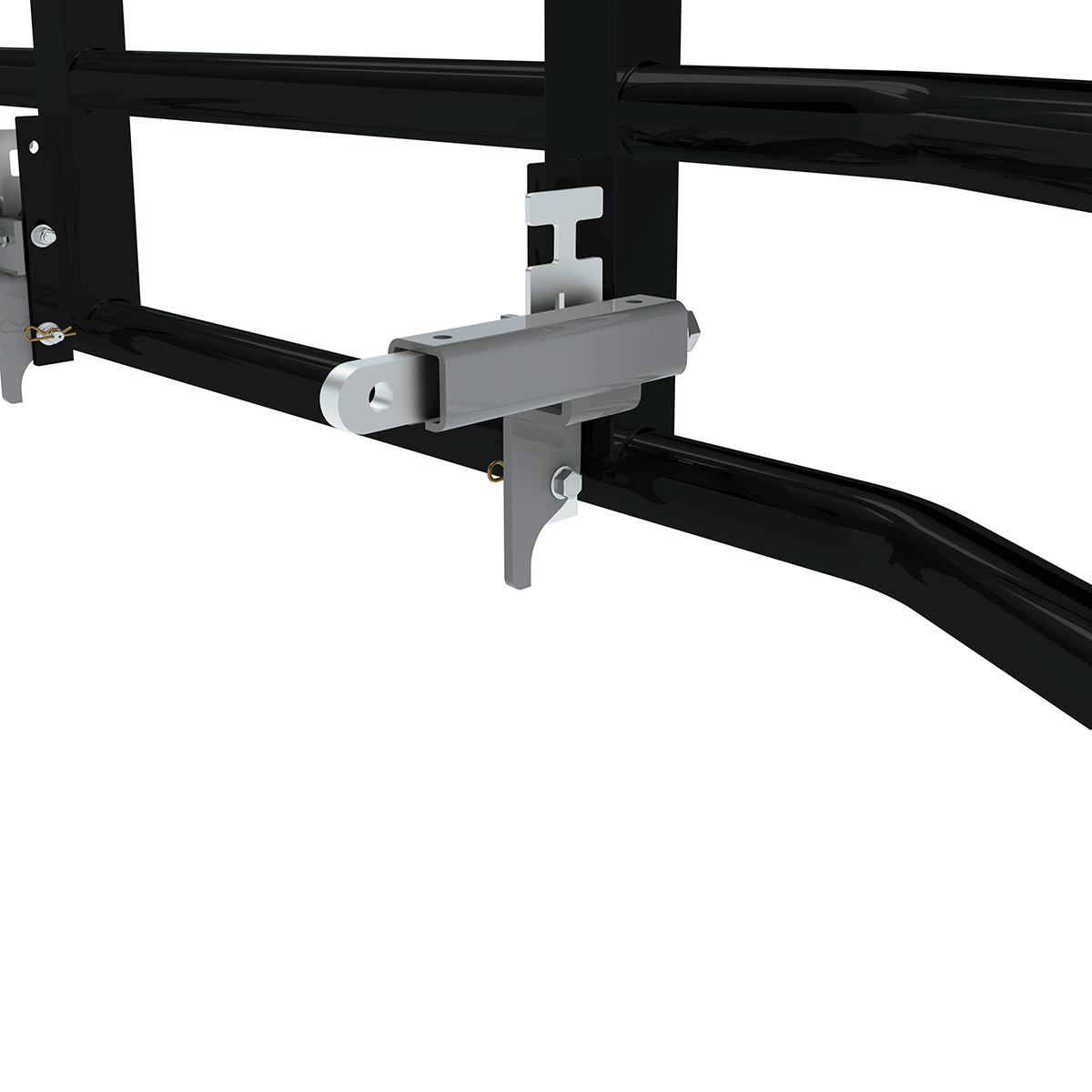 HighwayShield I15-Matte Black Grille Guard & Bracket Kit For 2018-2024 Volvo VNL - Thumbnail 5