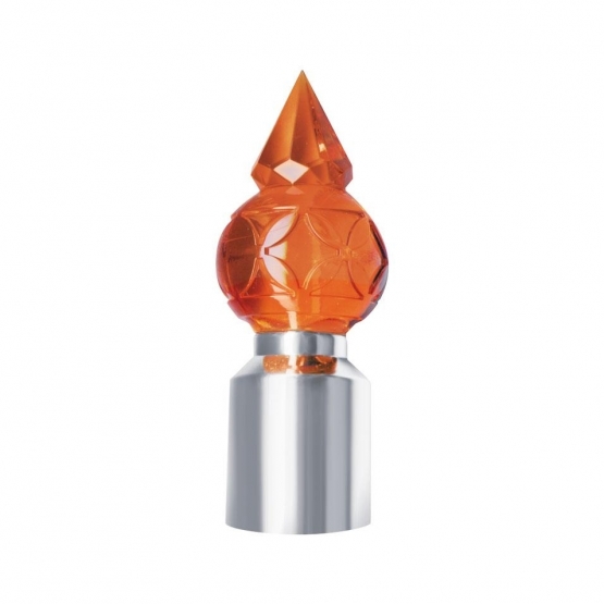 Crystal Pyramid Ball Bumper Guide Top - Amber (2-Pack)