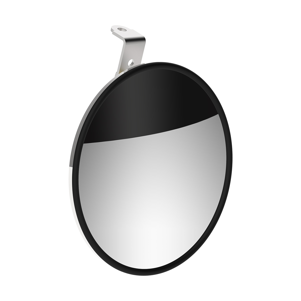 8-1/2" 430 Stainless Steel Convex Heated Mirror With LED - Driver - Thumbnail 6