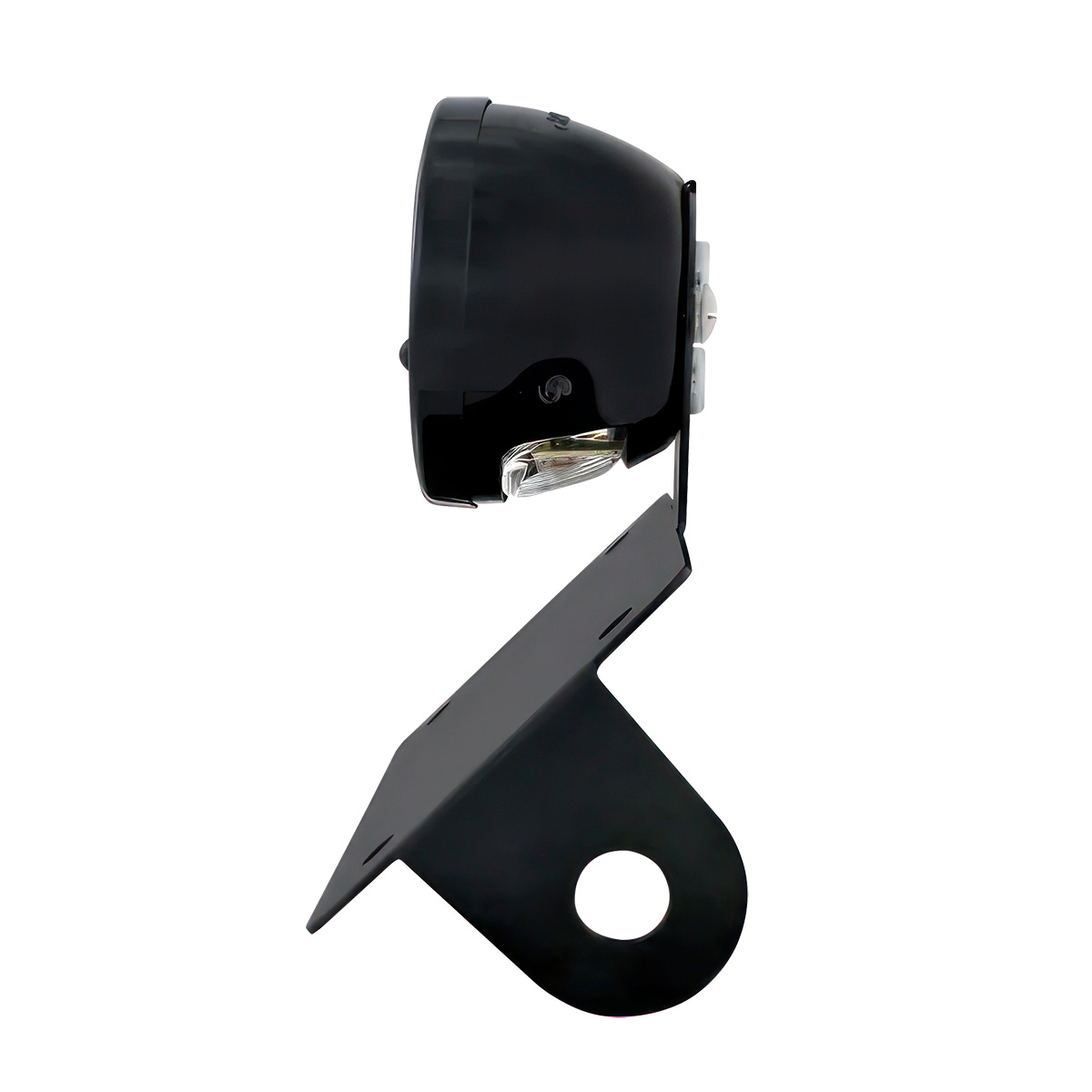 Black 1928 Ford Model A Style LED Tail Light Assembly With Horizontal Mounting Bracket For Motorcycle - Thumbnail 5